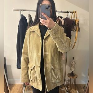 L.L. Bean Women's Tan Corduroy Jacket Size Medium